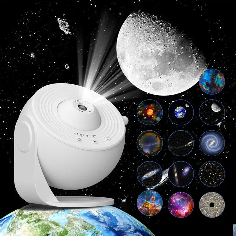 LED Space Galaxy Galaxy Projector, 13 in 1 Star Projector Galaxy Light, Ceiling Night Light Milky Way Mood Lighting with Timer
