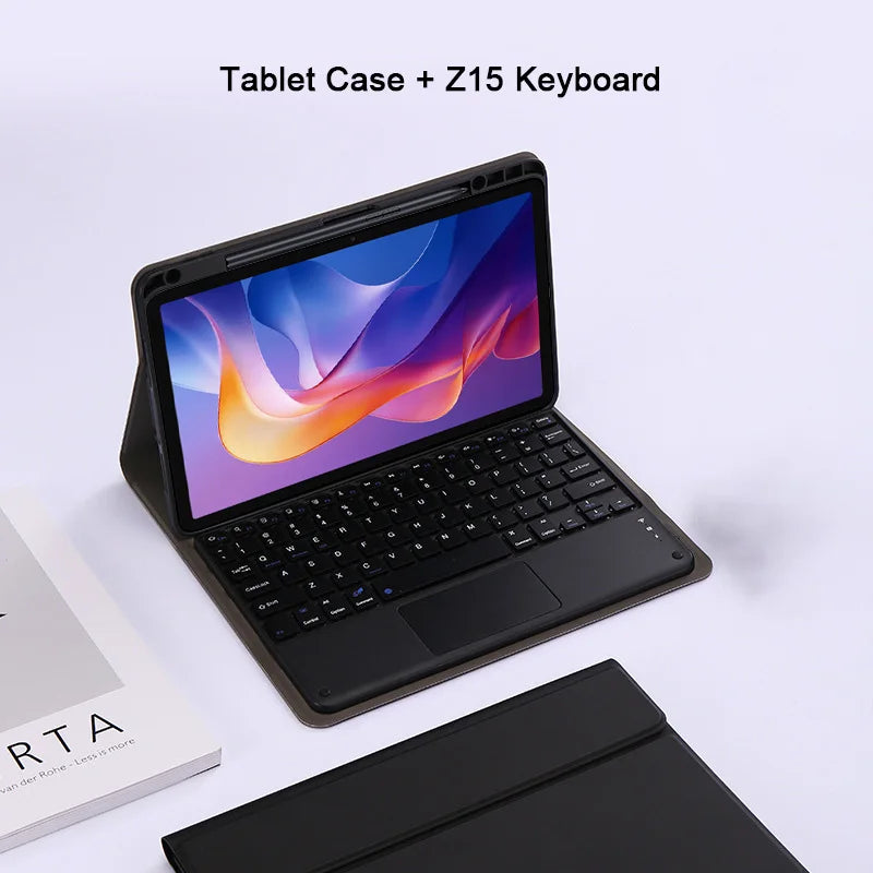Keyboard Case for Xiaomi Redmi Pad 2 Case, Keyboard Cover For Redmi Pad 2 11-inch Tablet Case Wth Pencil Slot