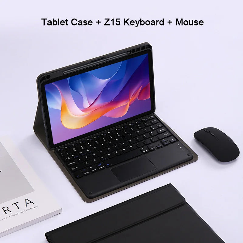 Keyboard Case for Xiaomi Redmi Pad 2 Case, Keyboard Cover For Redmi Pad 2 11-inch Tablet Case Wth Pencil Slot