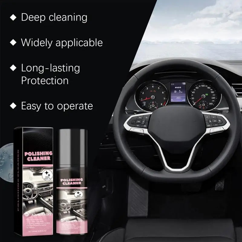 100ml Auto Interior Polish Car Shine Cleaner Interior Detailer Spray Protective Color Fading Repair Car Care Detailing Spray