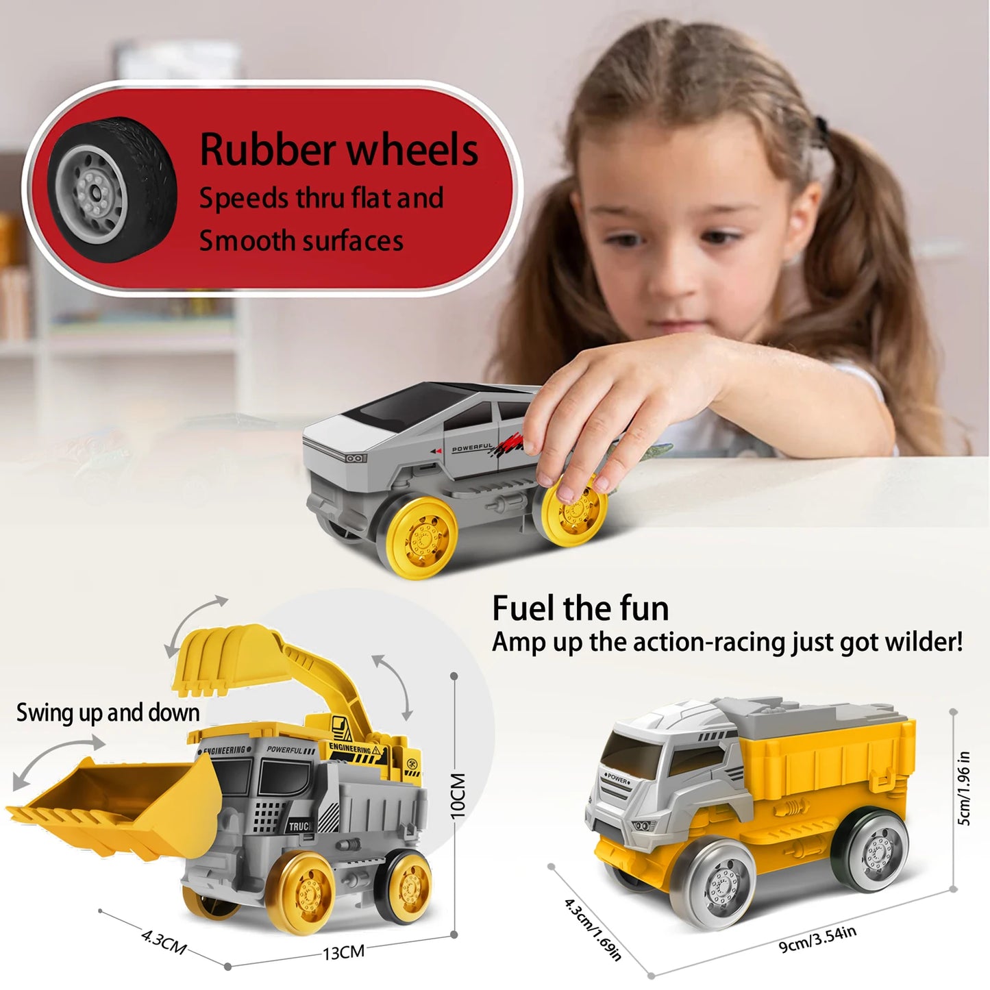 Kids Electric Track Toy Engineering Mini Car Boy Toys Track Car Train Educational Toys for Children Birthday Christmas Gifts