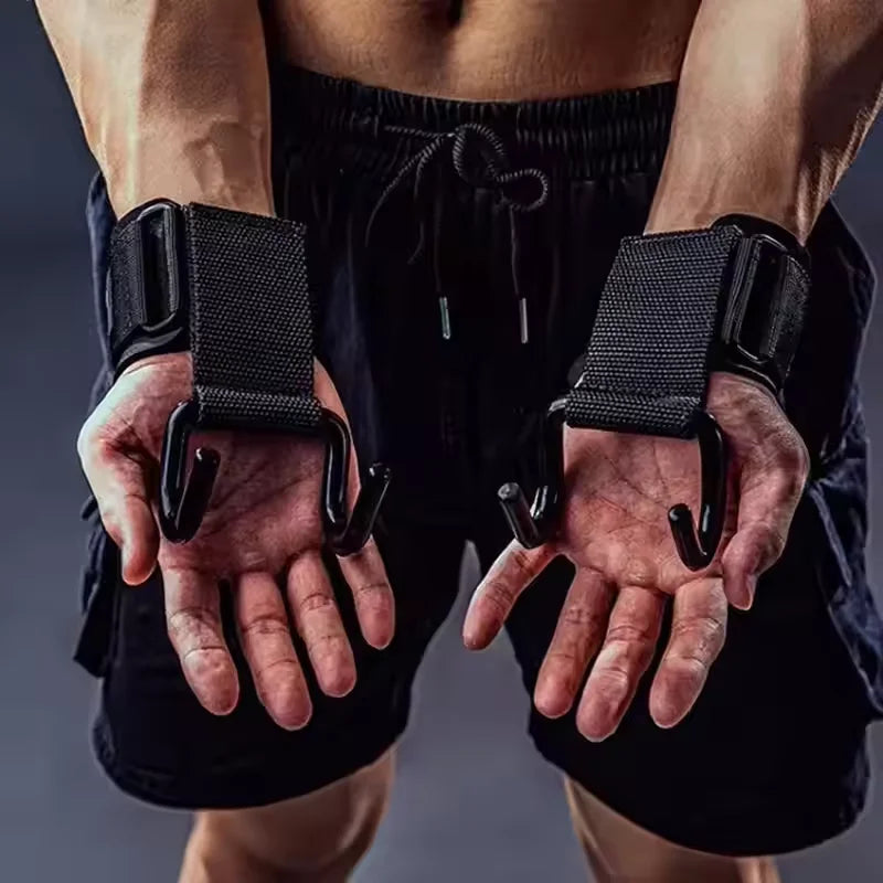 1/2pc Dumbbell Wrist Guard Non-Slip Weight Lifting Hooks  Of Deadlift Chin And Fitness Hook Training Pull-Up & Fitness Training