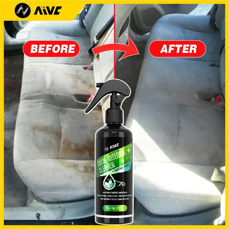 Car foam cleaner  Interior Stain Removal  Multifunctional leather seat roof fabric cleaning Spray Maintenance Wash Car