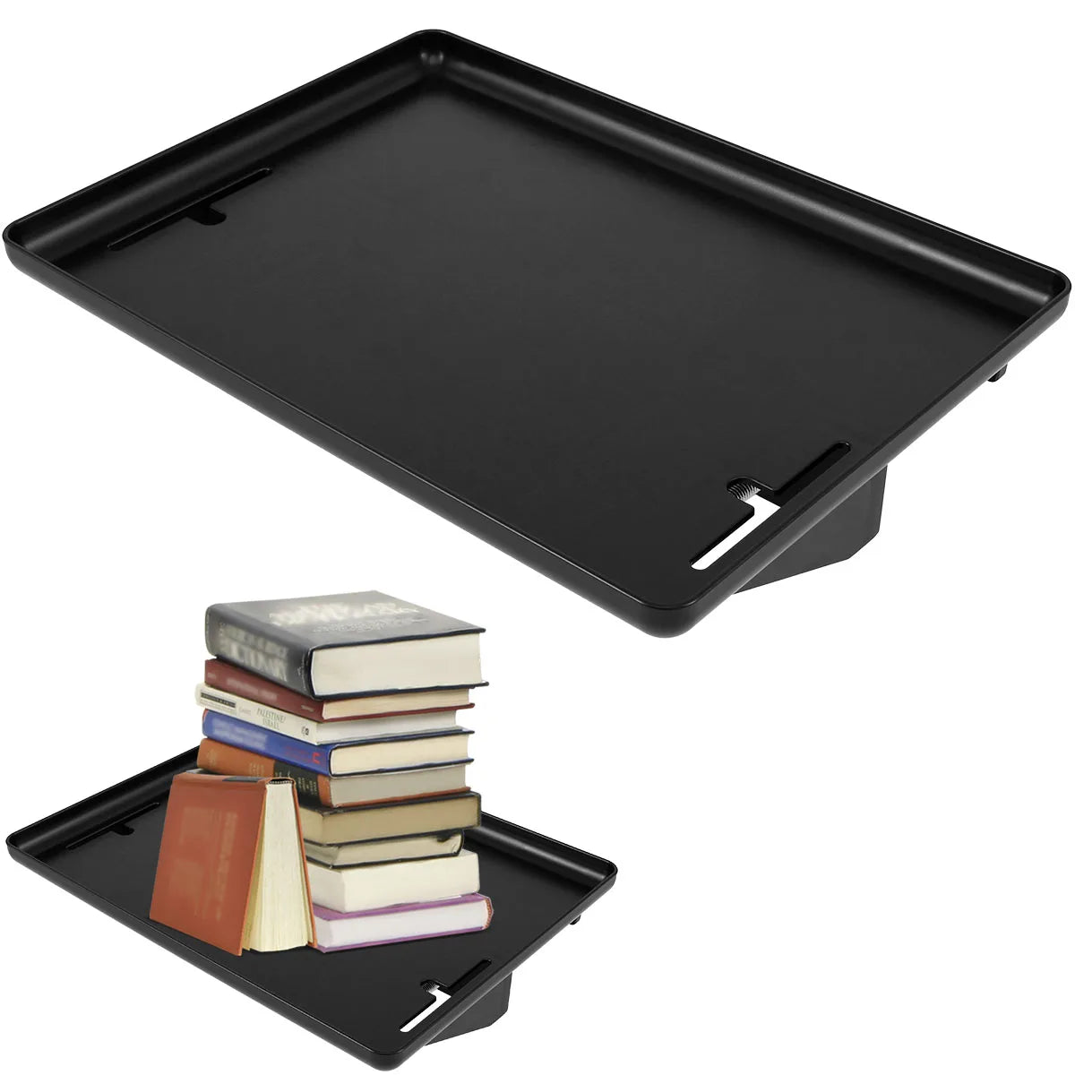 Bedside Storage Tray Clip-on Bedside Shelf Detachable Heavy-Duty Bedside Storage Tray Multifunctional Bedside Shelf Space Saving