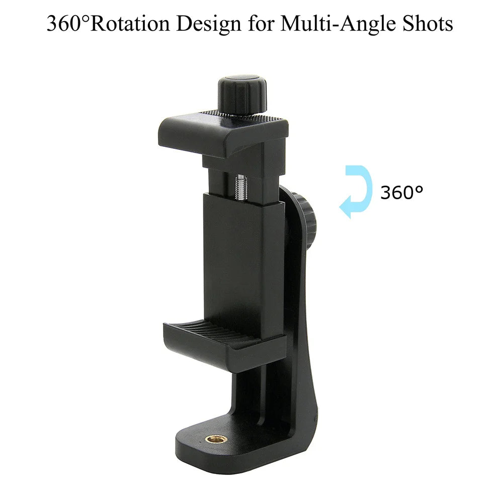 Phone Holder Portable Tripod Foldable Desktop Mobile Phone Stand Rotatable Selfie Holding Live Video Camera Stabilizer Bracke