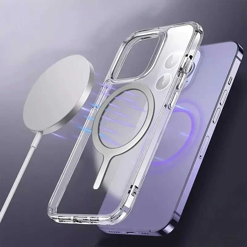 Universal Magnet Sticker Magnetic Adapter Ring Suitable for Magsafe IPhone Wireless Charging Cellphone Round Metal Plate Ring