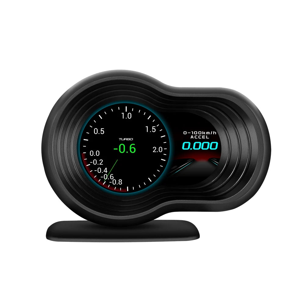 OBD2 Car HUD F9 OBD Head Up Display Auto Smart Car On-board Computer Gauge Digital Speedometer Temperature Engine RPM Alarm
