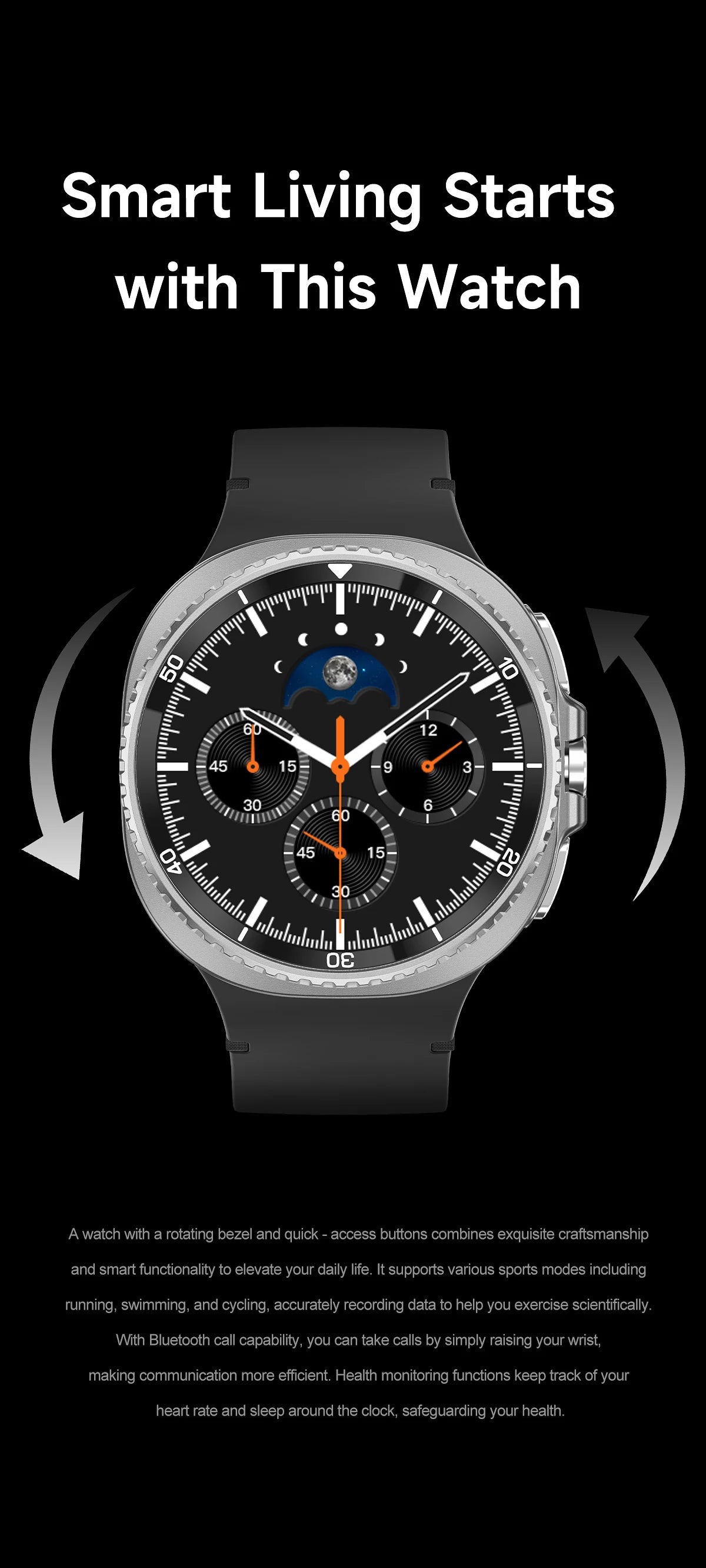 Watch 8 Ultra Classic GPS SmartWatch Compass NFC Men AMOLED Call Chat GPT Watches 3ATM Waterproof Sports Fitness Ms. Smartwatch