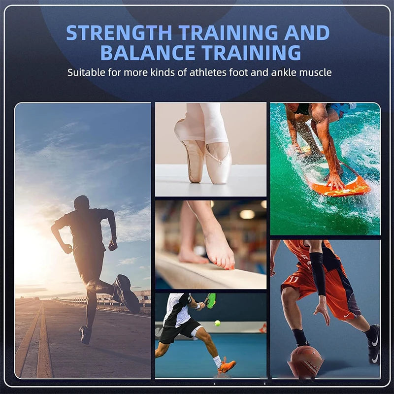 Wooden Balance Board Incline Ankle Stretcher For Ballet Single Leg Proprioception Training Anti-Slip Home Gym