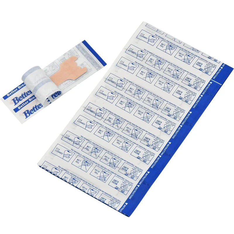 10/100/200pcs Anti Snoring Stickers Breathing Nasal Strips Physical Airway Expansion for Improved Nose Vent Comfort Sleep Aid