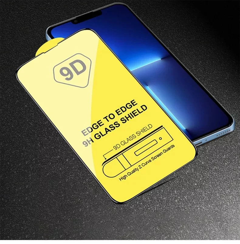 9D Screen Protector Tempered Glass for IPhone 14 13 12 11 Pro Max Protective Glass for IPhone X XR XS Max 7 8 6S 14 Plus