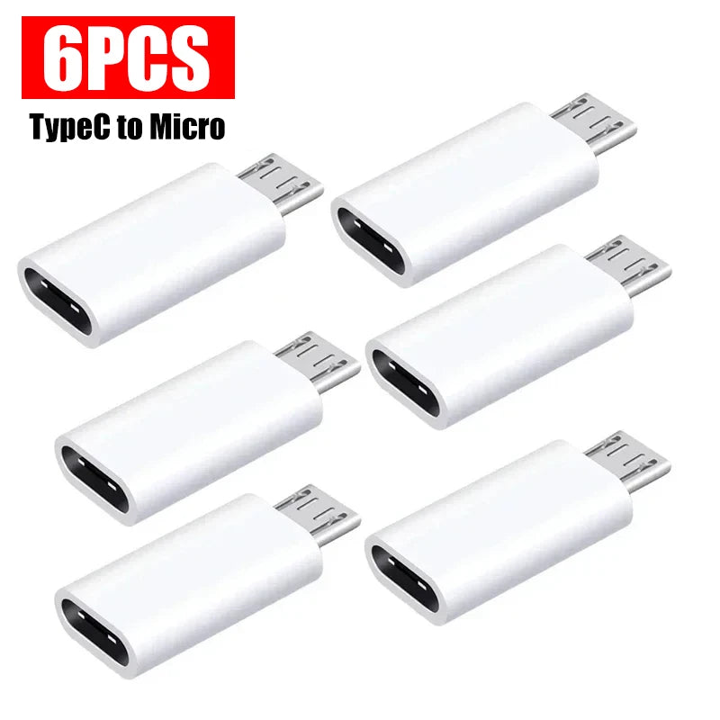 USB Type C To Micro USB Adapter for Phone Tablet Android Charger Data Cable Adapter Micro USB Female To TypeC Male OTG Converter