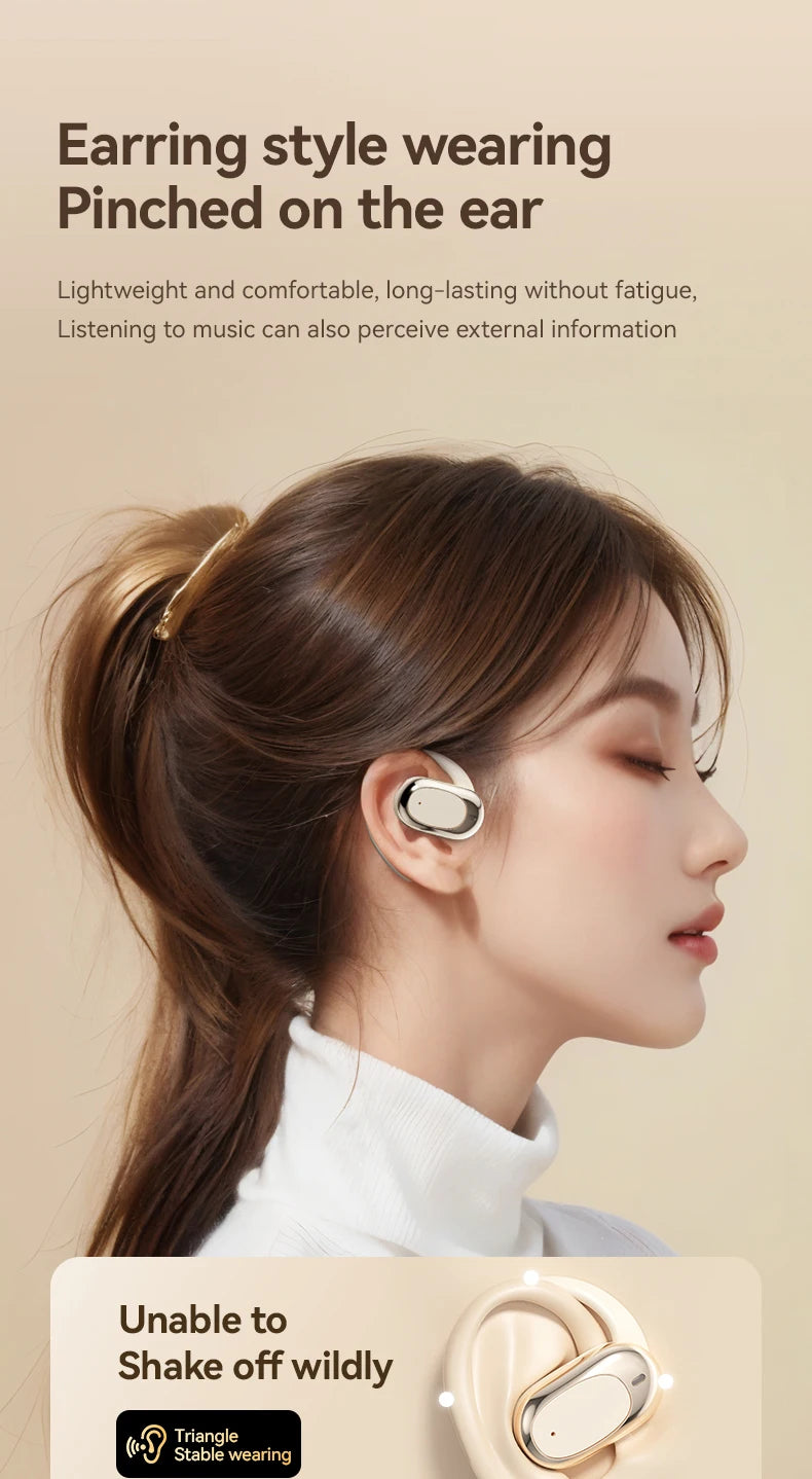 OWS earbuds True wireless headphones Bluetooth 5.49 low latency gaming and sports headphones High-fidelity stereo noise-cancelli