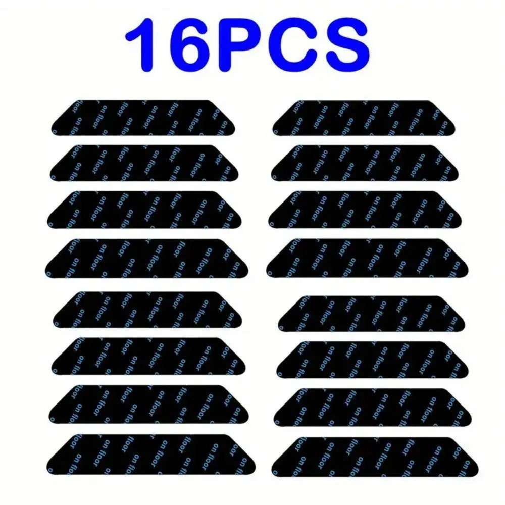 16pcs Carpet Non-slip Sticker Reusable Washable Anti-slip Mat Anti Curling Rug Pads Floor Carpet Corner Clip Fixed Grippers Tape