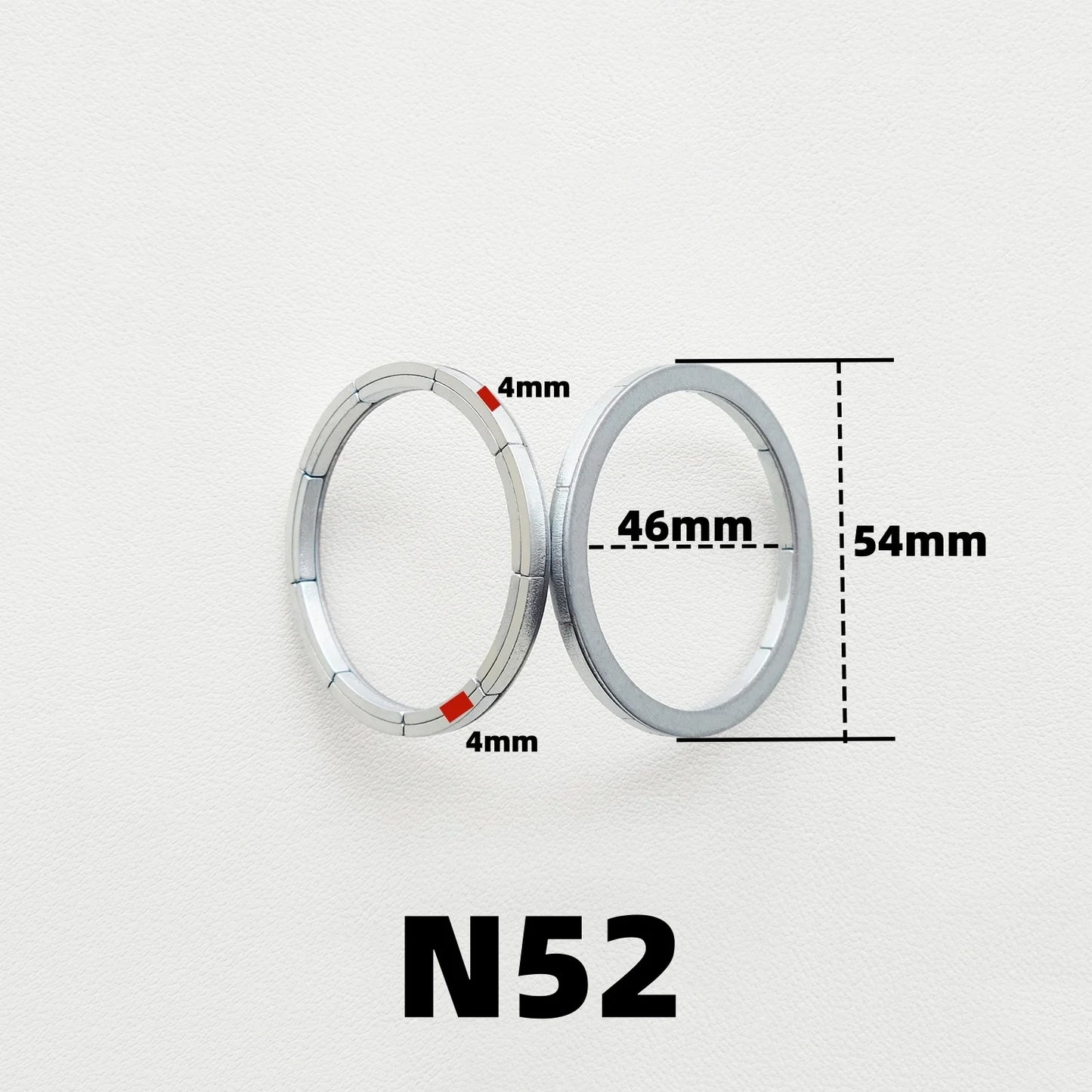 1/2 Pcs Strong Magnet For Magsafe Wireless Charger Transmitter Mobile Phone Magnetic Car Mount Holder inside Magnets Ring 4mm