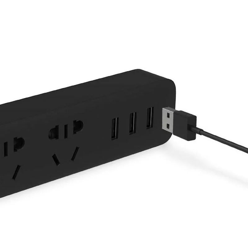 Original Xiaomi Smart Home Electronic Power Strip Socket Fast Charging 3 USB with 3 Sockets Standard Plug For Smart Home Life
