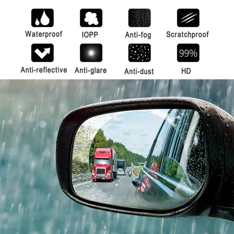30x100cm Car Side Window Rearview Rain Film Anti-Fog Rain-proof Home Window Bathroom Mirror Waterproof Sticker Films