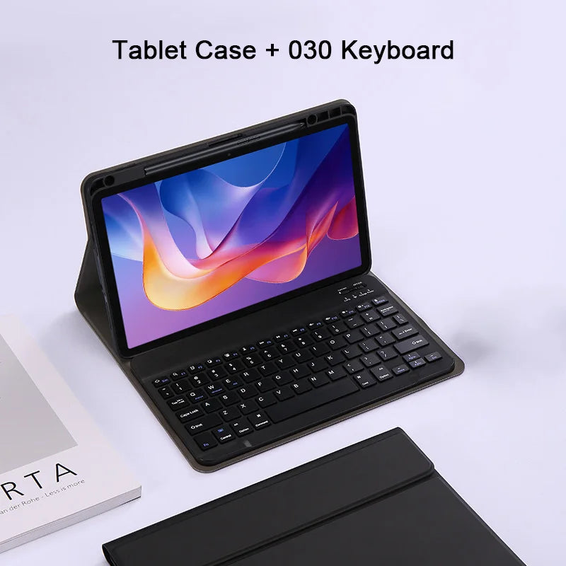 Keyboard Case for Xiaomi Redmi Pad 2 Case, Keyboard Cover For Redmi Pad 2 11-inch Tablet Case Wth Pencil Slot