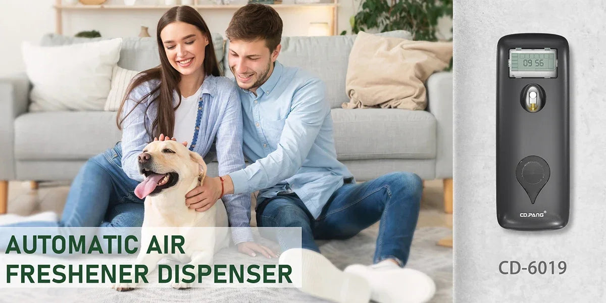 Liquid Air Freshener Dispenser Wall Mounted Automatic Fragrance Perfume Spray Room Toilet Odor Eliminator LCD Programmable 300ML