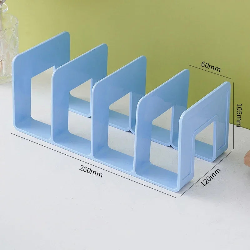 Clear Bag Storage Shelf Divider Acrylic Closet Finishing Divider Purse Handbag Storage Rack Handbag Books Organizer 4 Grids NEW