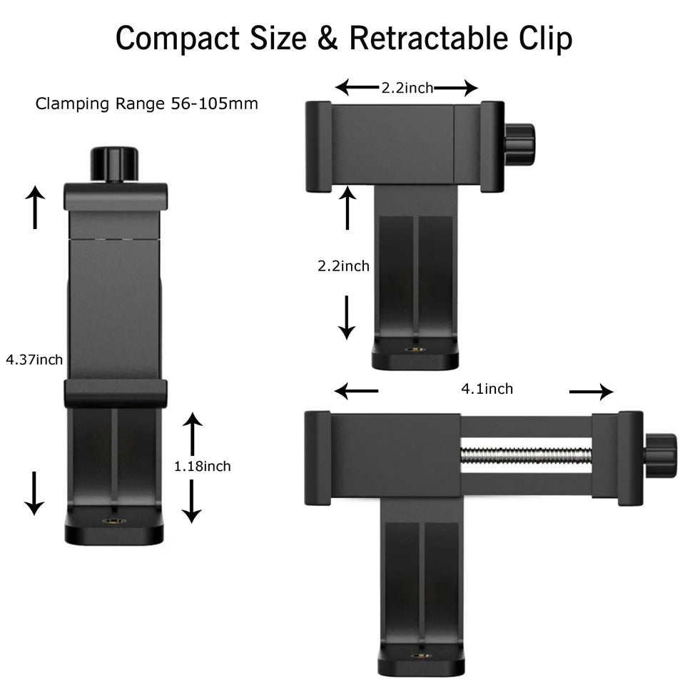Phone Holder Portable Tripod Foldable Desktop Mobile Phone Stand Rotatable Selfie Holding Live Video Camera Stabilizer Bracke