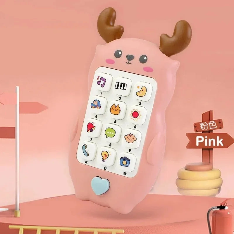 Baby Phone Toys Bilingual Telephone#Teether Music*Voice Toy_Early Educational Learning.Machine&Electronic*Children Gift Baby Toy