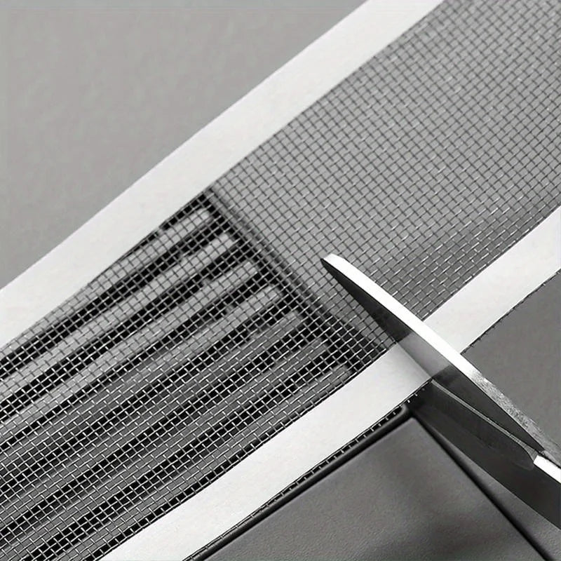 Shower Drain Hair Catcher Self-Adhesive,Disposable Mesh Sink Strainer Filter for Bathroom Floors Cutable,Waterproof,Mildew