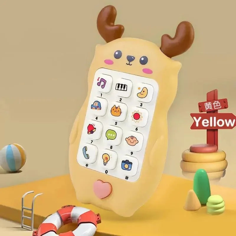 Baby Phone Toys Bilingual Telephone#Teether Music*Voice Toy_Early Educational Learning.Machine&Electronic*Children Gift Baby Toy