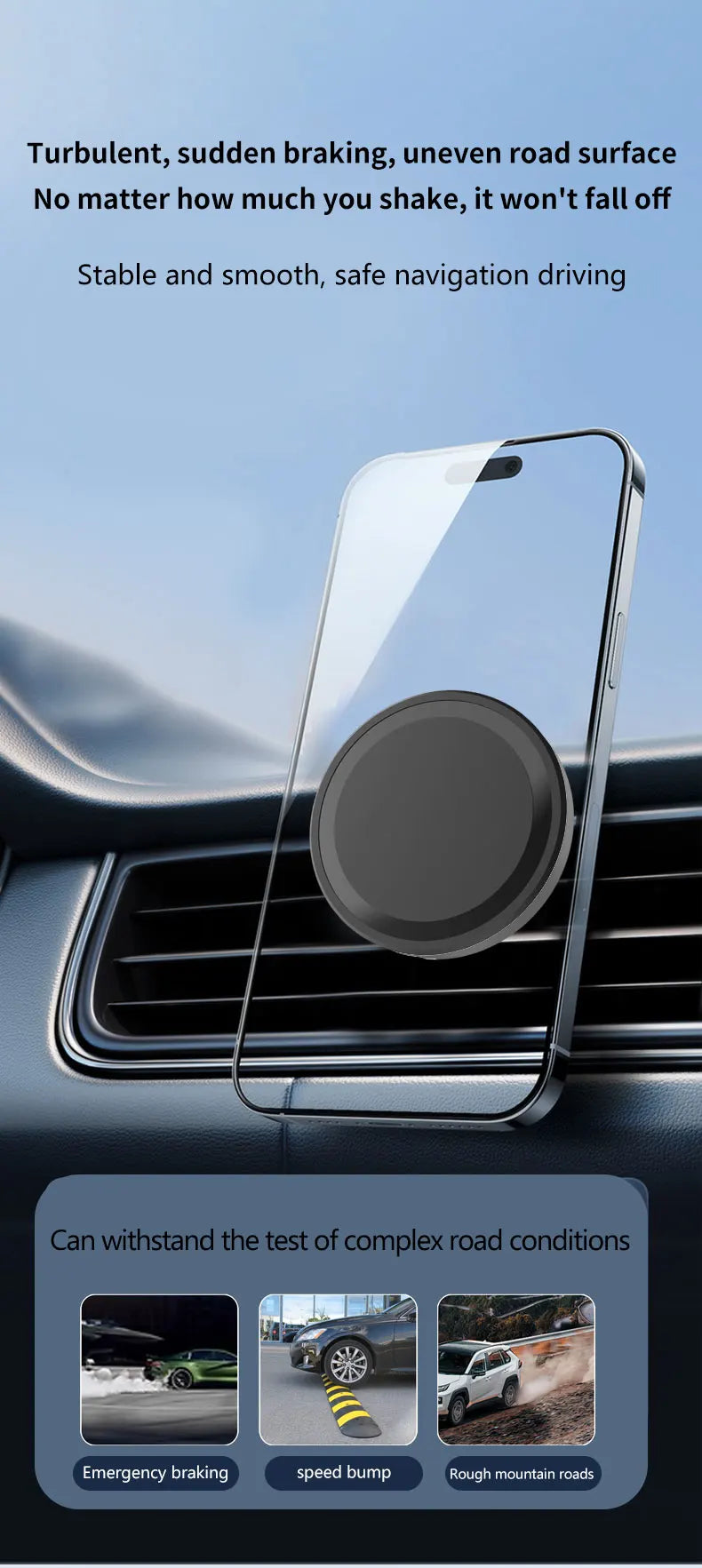 HOMEFISH Magnetic Car Wireless Charger Stand Mobile Phone Chargers Holder For Phone Pad  Watch Earphones Fast Charging Station