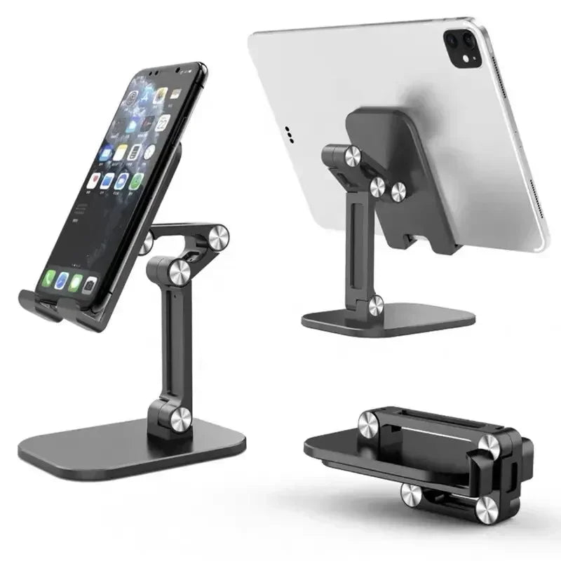Настольная подставка для мобильного телефона iPhone, iPad, Xiaomi, регулируемая, складная, универсальная, для использования на столе.