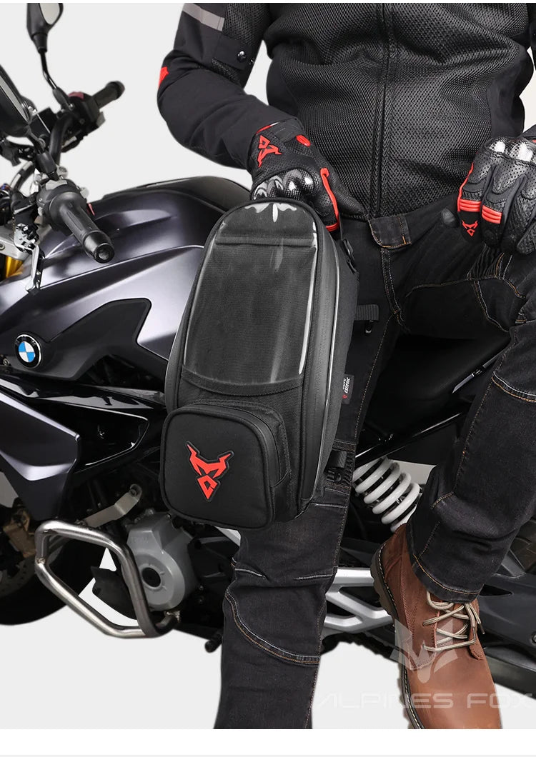 Waterproof Magnetic Motorcycle oil Fuel Tank Bag Navigation Universal Motorbike Riding Cycling Tool Backpack Portable