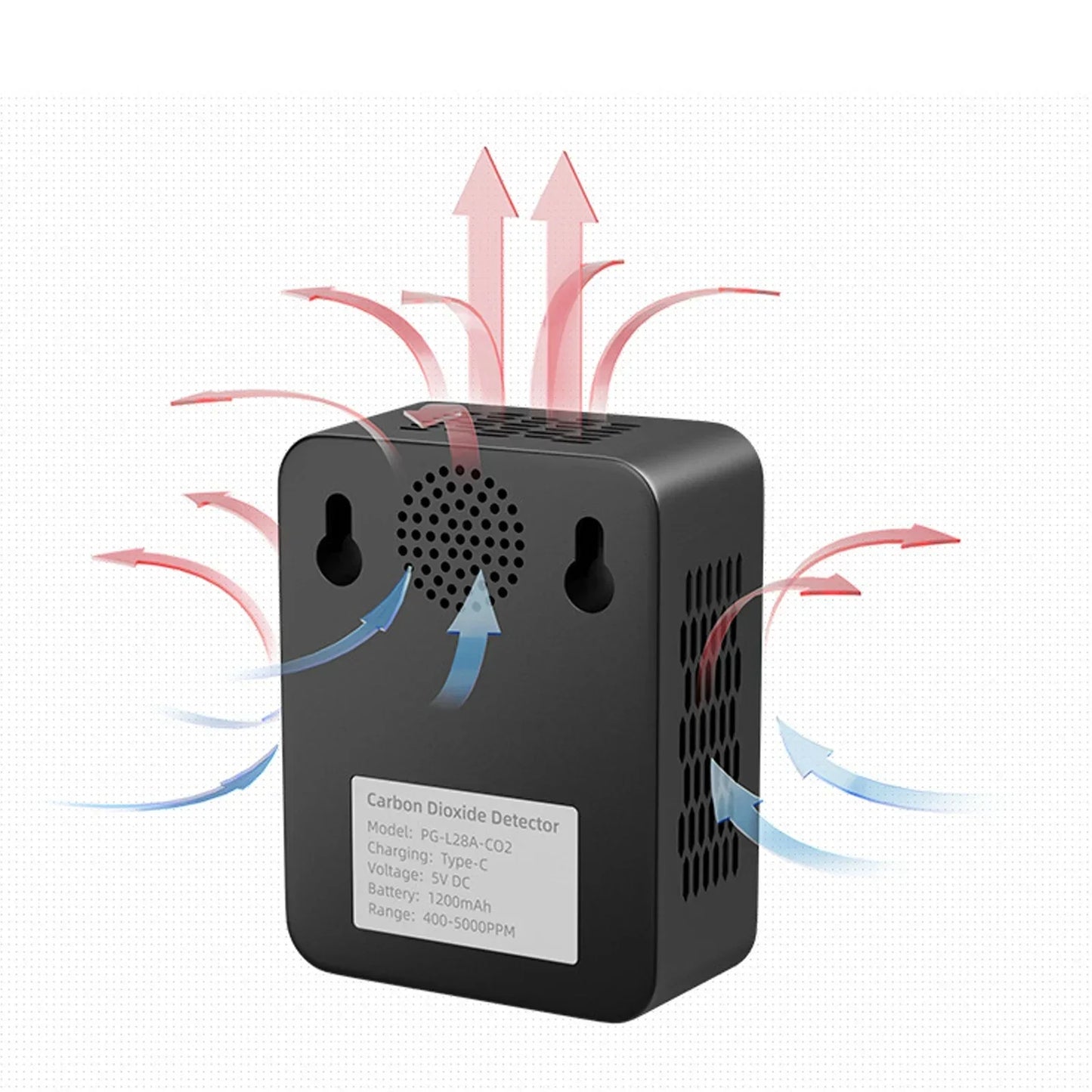 New Air Quality Detector Carbon Dioxide Detector Agricultural Production Greenhouse Gas Monitor Air Quality Tester CO2 Meter