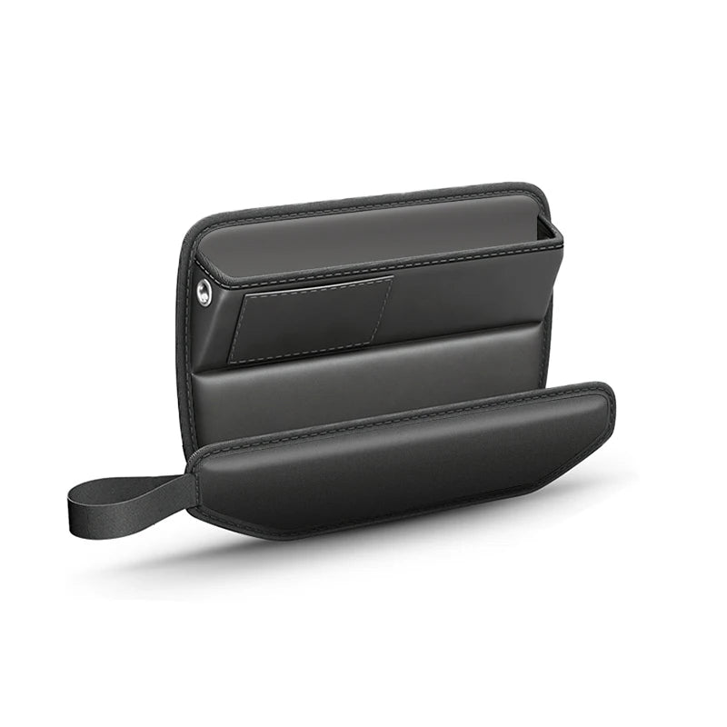 SEAMETAL Car Seats Gap Storage Bag PU Leather Auto Console Side Pocket Universal Car Seat Crevice Storage Box Slit Gap Filler