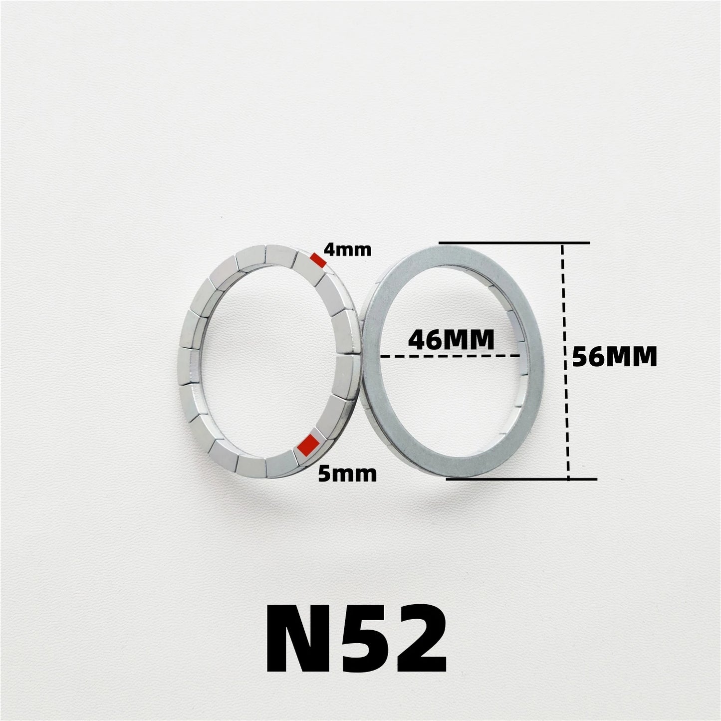 1/2 Pcs Strong Magnet For Magsafe Wireless Charger Transmitter Mobile Phone Magnetic Car Mount Holder inside Magnets Ring 4mm
