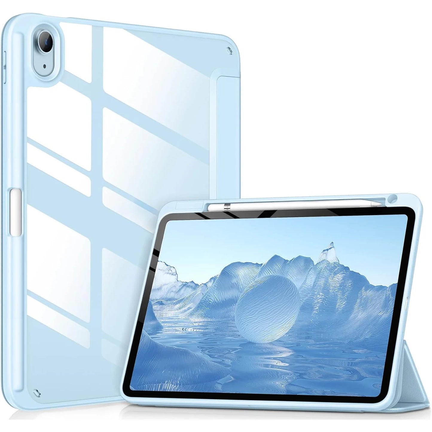 Чехол-книжка для планшета iPad 10 2022 10-го поколения (10,9'')/11 2025 11-го поколения (A16) 11'', акриловый, с держателем для стилуса, функцией автоматического включения/выключения.