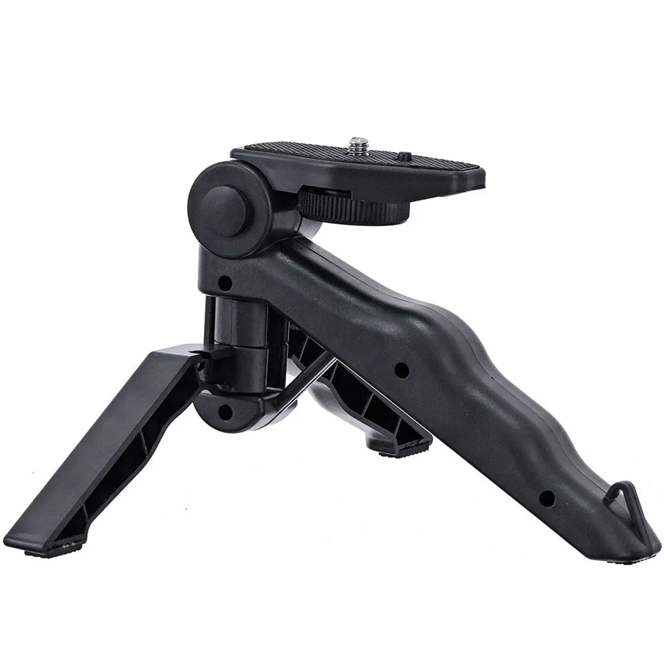 Phone Holder Portable Tripod Foldable Desktop Mobile Phone Stand Rotatable Selfie Holding Live Video Camera Stabilizer Bracke