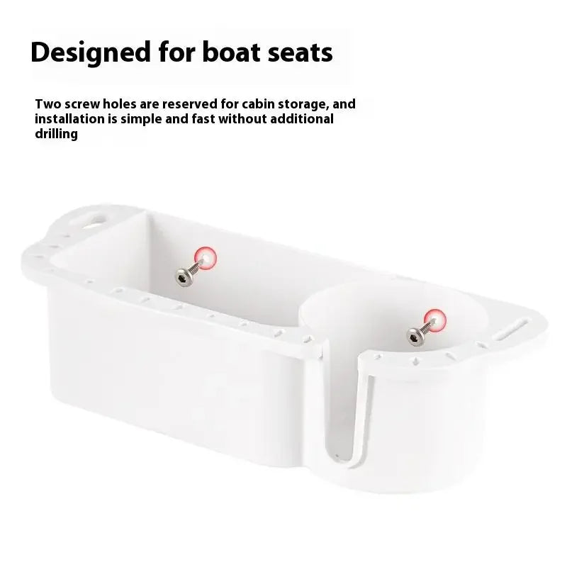 Marine Storage Caddy Box Can Cup Holder Yacht Pontoon Fishing Cabin Storage Tray Bracket Organizer Storage Tools