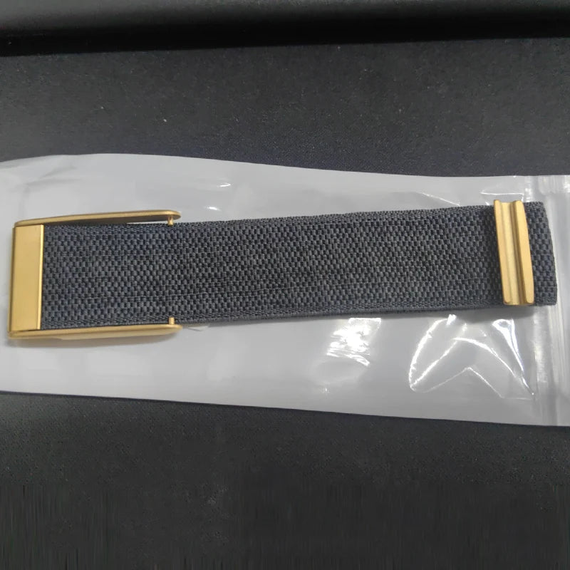Breathable Nylon Strap For Whoop 5.0/Whoop MG Replacement Wristband Bands Sports Straps For WHOOP 5.0 with Gold Metal Frame