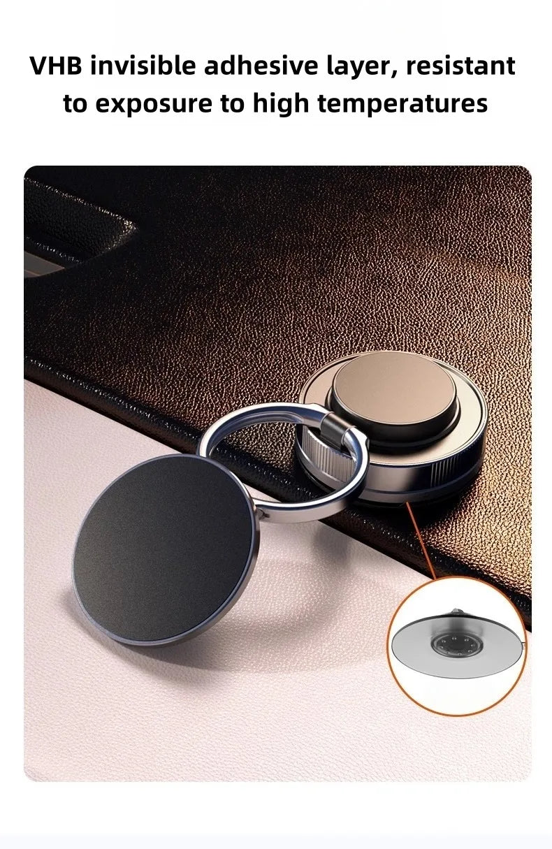 Car Mount Vacuum Magnetic Phone Holder 360° Adjustable Foldable Strong Suction Stand for GPS Phone Auto Dashboard Phone Support