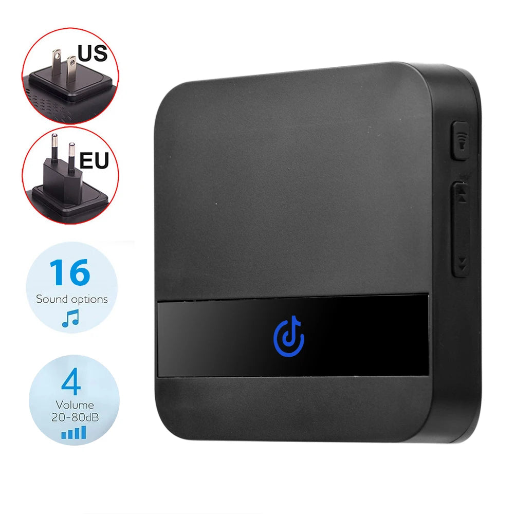 AC 110-220V RF 433Mhz Smart Indoor Doorbell Wireless WiFi Door Bell Ring for Video Doorphone