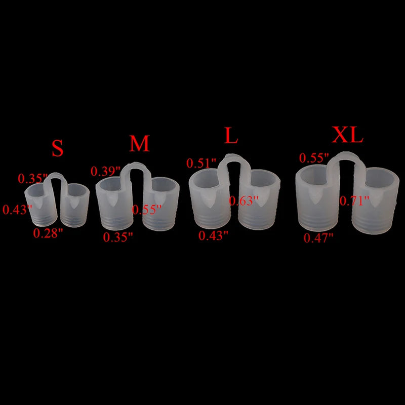 1Pcs S/M/L/XL Silicone Stop Snoring Cones Breathe Easy Congestion Nasal Dilator Aid Anti Snore Nose Nasal