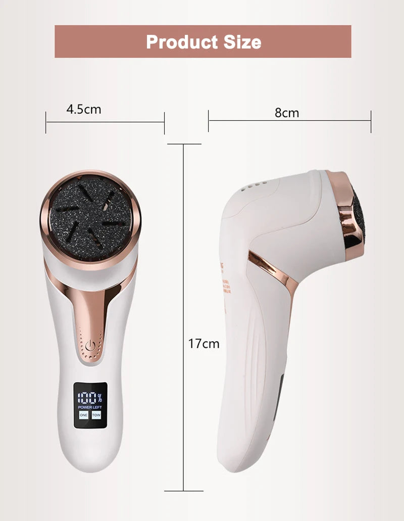 Electric Pedicure Tools Foot Care File Leg Heels Remove Hard Cracked Dead Skin Callus Remover Feet Foot Files Clean Care Machine