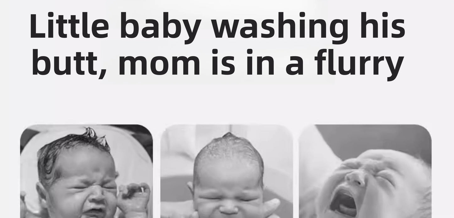 Baby Girl Bath Buet Newborn Infant Butt Wa  Children's Bath Tub Personal Hygiene Waing Pot Training Tool