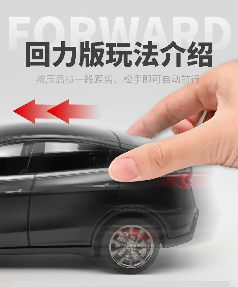 New 1:32 Model Y Electric SUV Metal Alloy Diecast Toy Car Model Sound And Light Children's Toy Collectibles Birthday Gift Friend