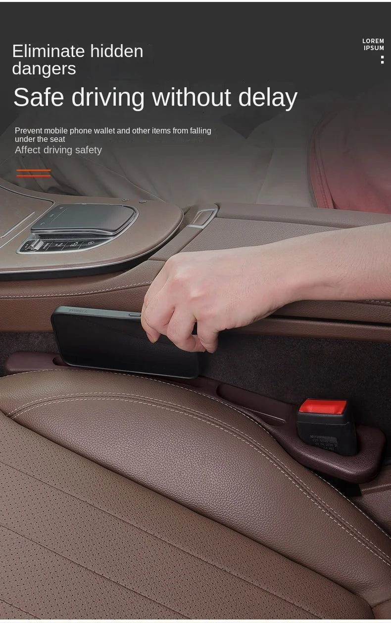 Car seat gap filler strips, car interior decoration supplies, car-mounted gap leak-proof filling strips, storage boxes