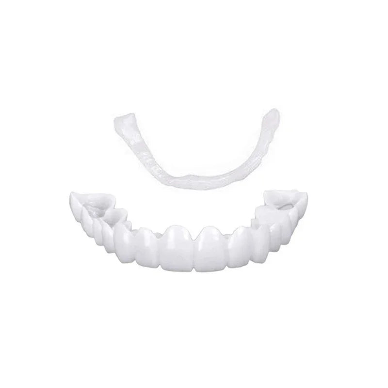 Veneer Snap-on Teeth Kit Fake Temporary Tooth Whitening Replacement Temporary Tooth Replacement Men Women