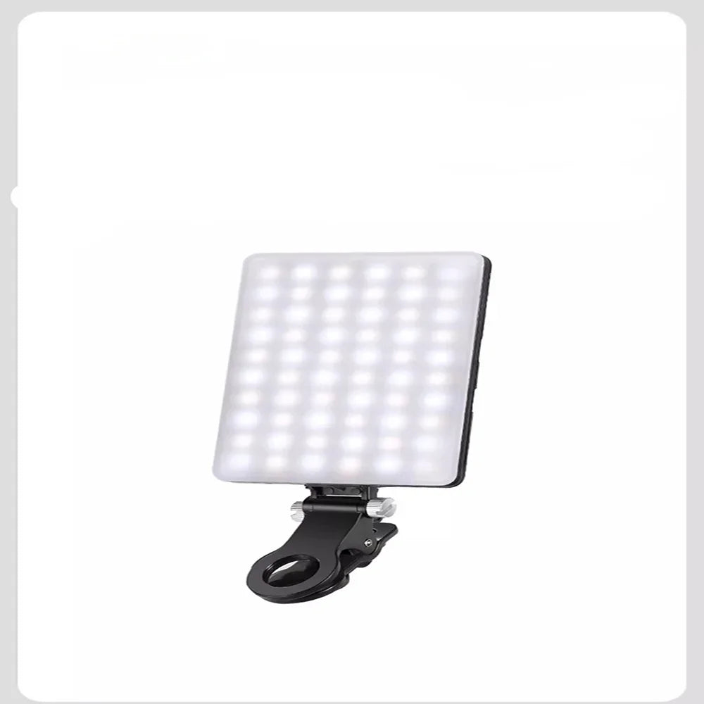 طقم إضاءة LED للهاتف المحمول، مصباح إضاءة للتصوير الفوتوغرافي، مزود بمنفذي شحن USB PD، مناسب للبث المباشر، صور السيلفي، ومؤتمرات الفيديو.