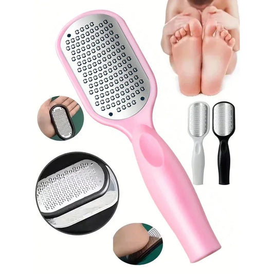Double-Sided Stainless Steel Foot File - Professional Callus Remover for Heel & Foot Exfoliation