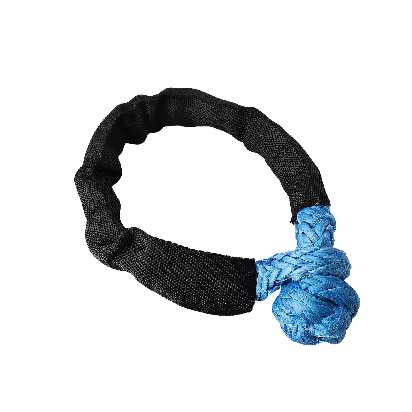 41000lbs Soft Shackle Synthetic Rope Heavy Duty Offroad 4X4 Tow Shackle Strap with Protective Sleeve for Jeep Truck SUV