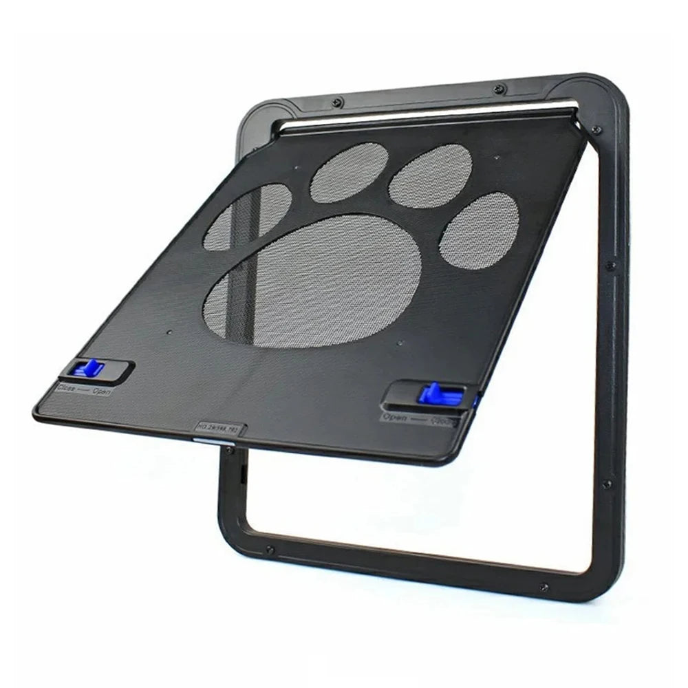 Dog Door for Screen Door,  Cat Door for Window Screen,Flap Opening 8 x 10 inches, ,Lockable Magnetic Flap Screen